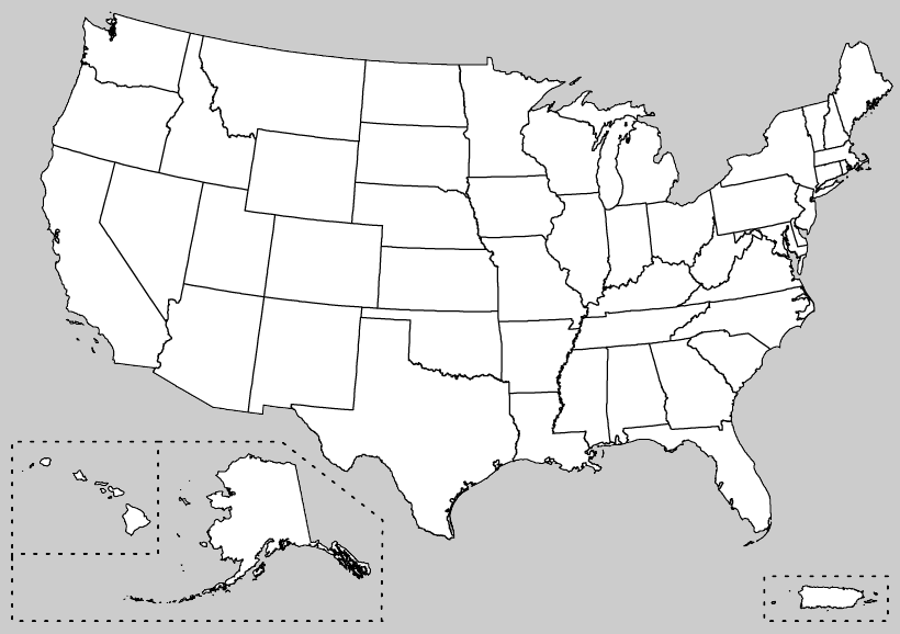 Map showing nationwide temporary kitchen rental coverage across the United States